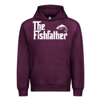 Mauve Wine mens the fishfather funny fish father day lover t shirt t shirt Urban Hoodie - linhVisuals