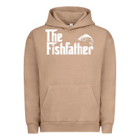 Pigment Burro mens the fishfather funny fish father day lover t shirt t shirt Urban Hoodie - linhVisuals