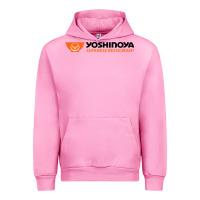 Fuchsia Pink suitable-yoshinoya-worn Urban Hoodie - linhVisuals