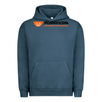 Pigment Midnight Navy suitable-yoshinoya-worn Urban Hoodie - linhVisuals