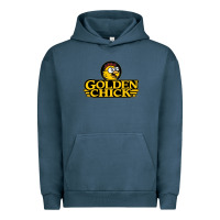 Pigment Midnight Navy suitable-golden-chick-worn Urban Hoodie - linhVisuals