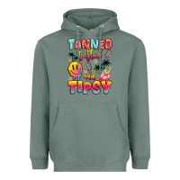 Sage tanned tattled and tipsy Heavyweight Hoodie - JahusDesignShop