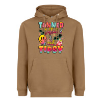 Toasted Coconut tanned tattled and tipsy Heavyweight Hoodie - JahusDesignShop