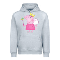 Heather Grey pig Urban Hoodie - linhVisuals