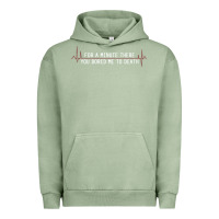 Pigment Oil Green for a minute there you bored me to death Urban Hoodie - linhVisuals