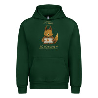 Forest Green fox news new Urban Hoodie - linhVisuals