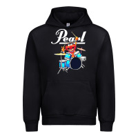 Black the muppet show animal playing pearl drums Urban Hoodie - linhVisuals