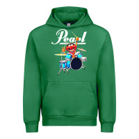 Emerald the muppet show animal playing pearl drums Urban Hoodie - linhVisuals