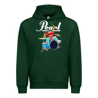 Forest Green the muppet show animal playing pearl drums Urban Hoodie - linhVisuals
