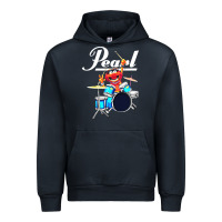 Navy the muppet show animal playing pearl drums Urban Hoodie - linhVisuals