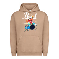 Pigment Burro the muppet show animal playing pearl drums Urban Hoodie - linhVisuals