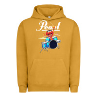Pigment Peanut Butter the muppet show animal playing pearl drums Urban Hoodie - linhVisuals