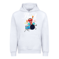 White the muppet show animal playing pearl drums Urban Hoodie - linhVisuals