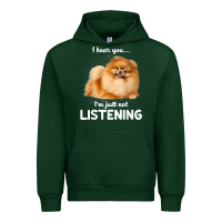 Forest Green pomeranian i hear you not listening t shirt Urban Hoodie - linhVisuals