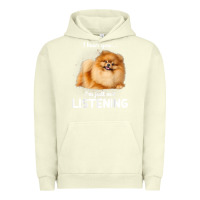 Pigment Pistachio pomeranian i hear you not listening t shirt Urban Hoodie - linhVisuals