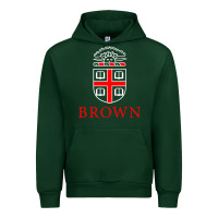 Forest Green brown university Urban Hoodie - linhVisuals