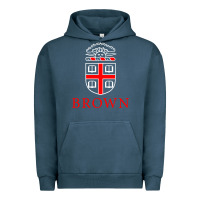 Pigment Midnight Navy brown university Urban Hoodie - linhVisuals
