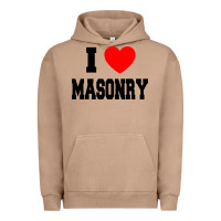 I Love Masonry Urban Hoodie | Teevron
