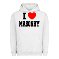 Pigment Lunar Rock i love masonry Urban Hoodie - linhVisuals