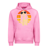 Fuchsia Pink retro basset hound t shirt men women kids gift t shirt Urban Hoodie - linhVisuals