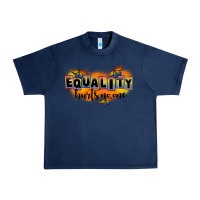 Navy Equality hurts no one Urban Heavy Tee - FaDigitalArtStudio
