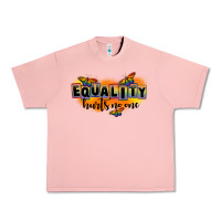 Salmon Equality hurts no one Urban Heavy Tee - FaDigitalArtStudio