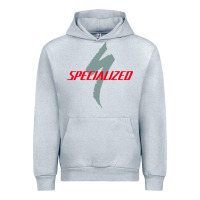 Heather Grey Specialized Bikes Bicycle Urban Hoodie - linhVisuals