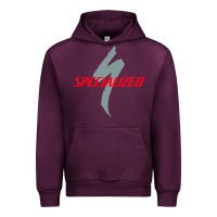 Mauve Wine Specialized Bikes Bicycle Urban Hoodie - linhVisuals