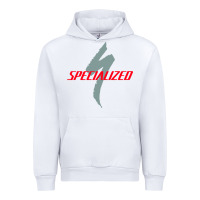 White Specialized Bikes Bicycle Urban Hoodie - linhVisuals