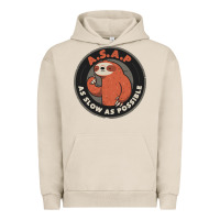 Pigment French Oak as slow as possible Urban Hoodie - linhVisuals