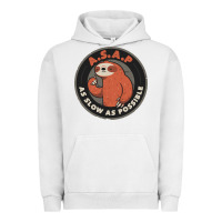 Pigment Lunar Rock as slow as possible Urban Hoodie - linhVisuals