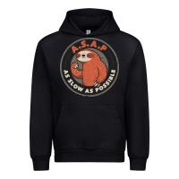 Black as slow as possible Urban Hoodie - linhVisuals
