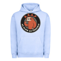 Pigment Grape Ice as slow as possible Urban Hoodie - linhVisuals