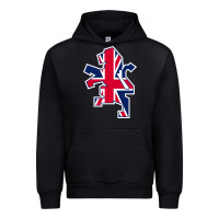 Black great britain national Urban Hoodie - linhVisuals