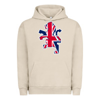 Pigment French Oak great britain national Urban Hoodie - linhVisuals