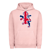 Pigment Salmon great britain national Urban Hoodie - linhVisuals