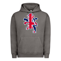 Pigment Tornado great britain national Urban Hoodie - linhVisuals