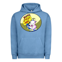 Pigment Pebble Blue bloaty pizza hog Urban Hoodie - linhVisuals