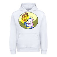 White bloaty pizza hog Urban Hoodie - linhVisuals