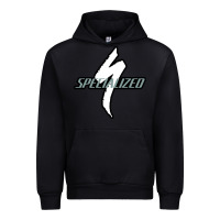 Black Specialized Bikes Bicycle Urban Hoodie - linhVisuals