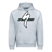 Heather Grey Specialized Bikes Bicycle Urban Hoodie - linhVisuals