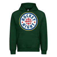 Forest Green hockey night in canada 1 Urban Hoodie - linhVisuals