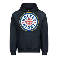 Navy hockey night in canada 1 Urban Hoodie - linhVisuals