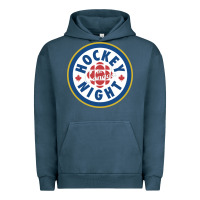 Pigment Midnight Navy hockey night in canada 1 Urban Hoodie - linhVisuals