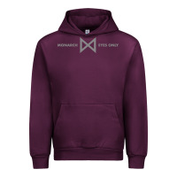 Mauve Wine monarch eyes only Urban Hoodie - linhVisuals