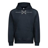 Navy monarch eyes only Urban Hoodie - linhVisuals