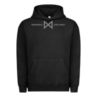 Pigment Black monarch eyes only Urban Hoodie - linhVisuals