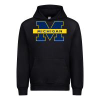 Black michigan Urban Hoodie - linhVisuals