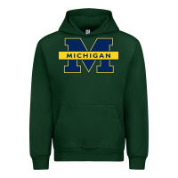 Forest Green michigan Urban Hoodie - linhVisuals