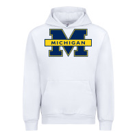 White michigan Urban Hoodie - linhVisuals